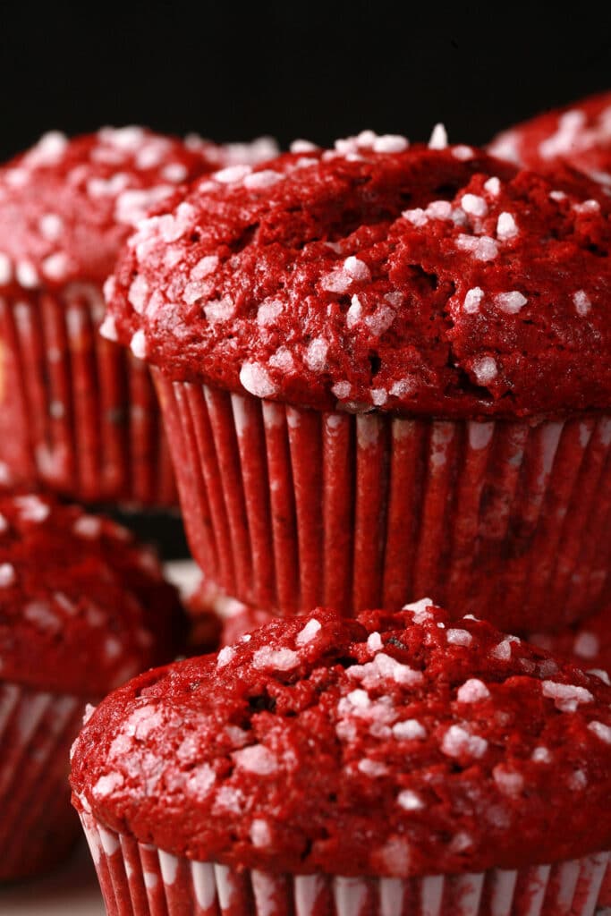 Cream Cheese Red Velvet Muffins Recipe Celebration Generation