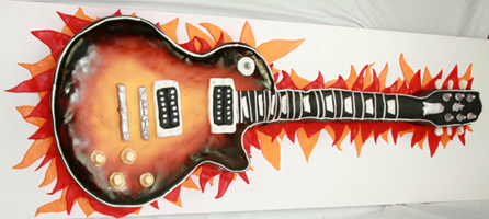 Gibson Electric Guitar Cake