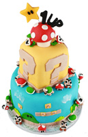 Super Mario Brothers Anniversary Cake