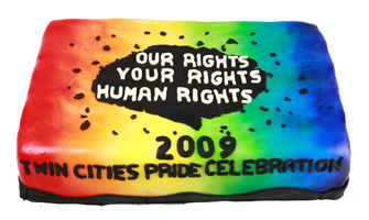 Twin Cities Pride Cake