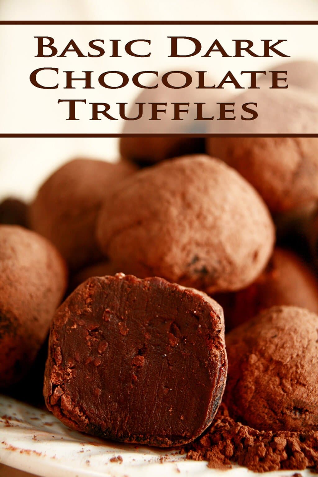 Customizable Dark Chocolate Truffles Recipe Celebration Generation   Dark Chocolate Truffles Pinterest 1024x1536 