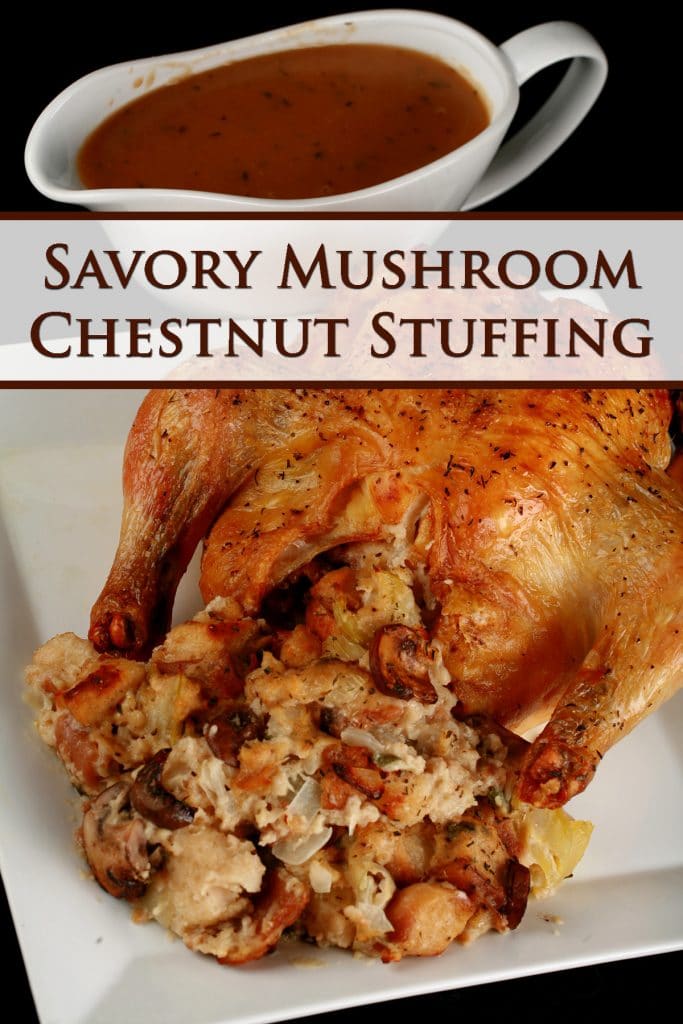 Savory Mushroom Chestnut Stuffing - Celebration Generation