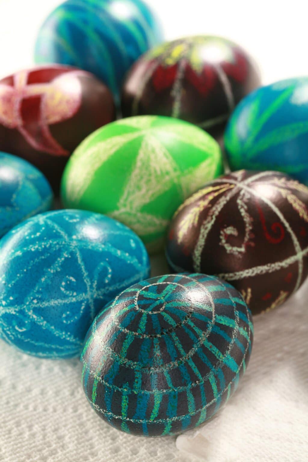 Easy 4 Color Pysanky Designs