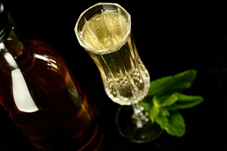 Homemade Mint Wine Celebration Generation