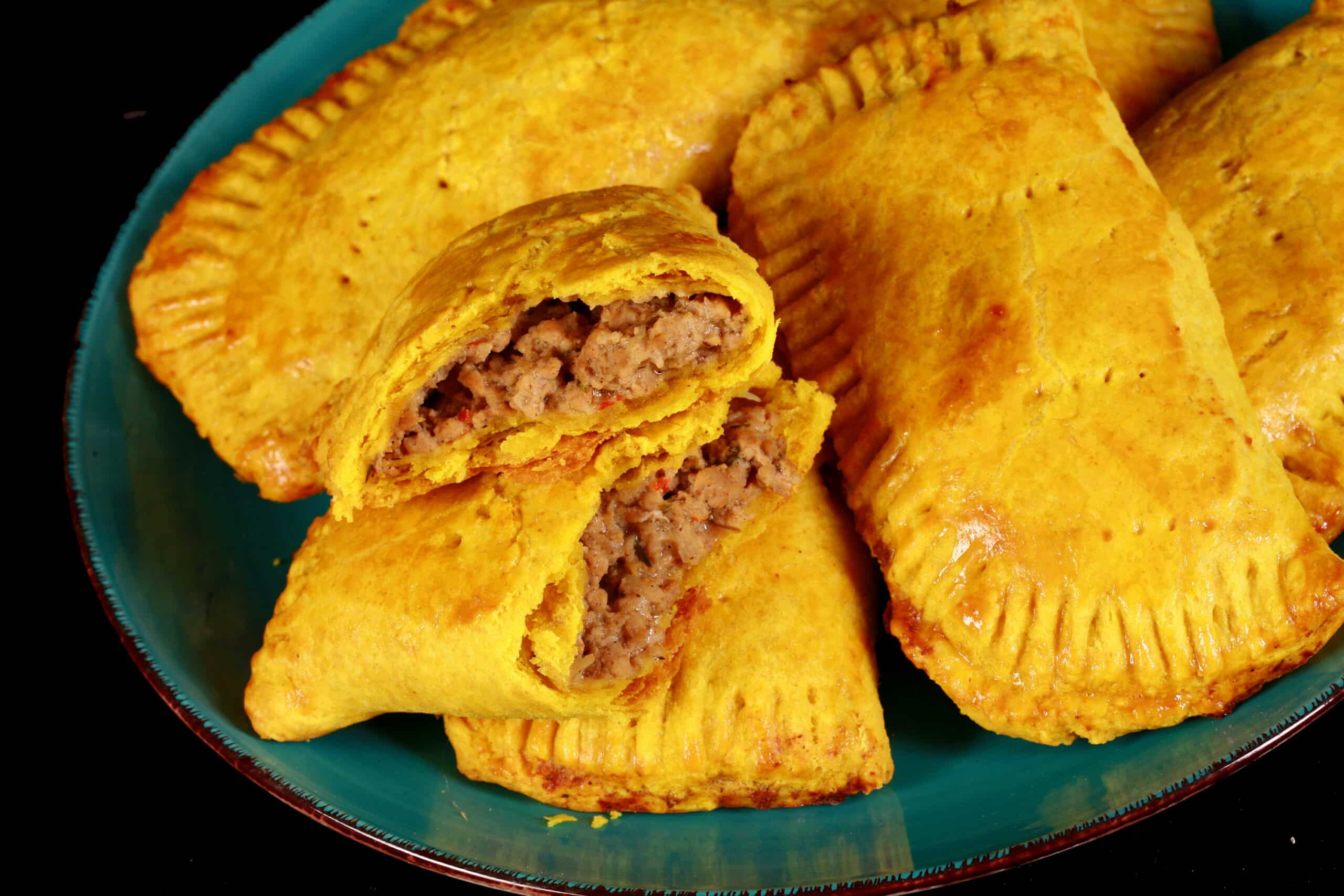 Classic Jamaican Beef Patties (Flaky Crust + Tasty Filling)