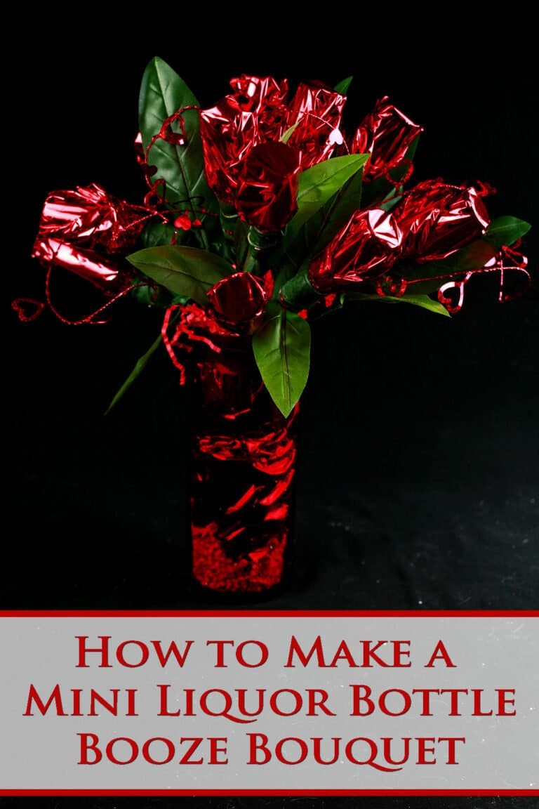 How to Make an Alcohol Bouquet [Mini Liquor Bottle Roses ...