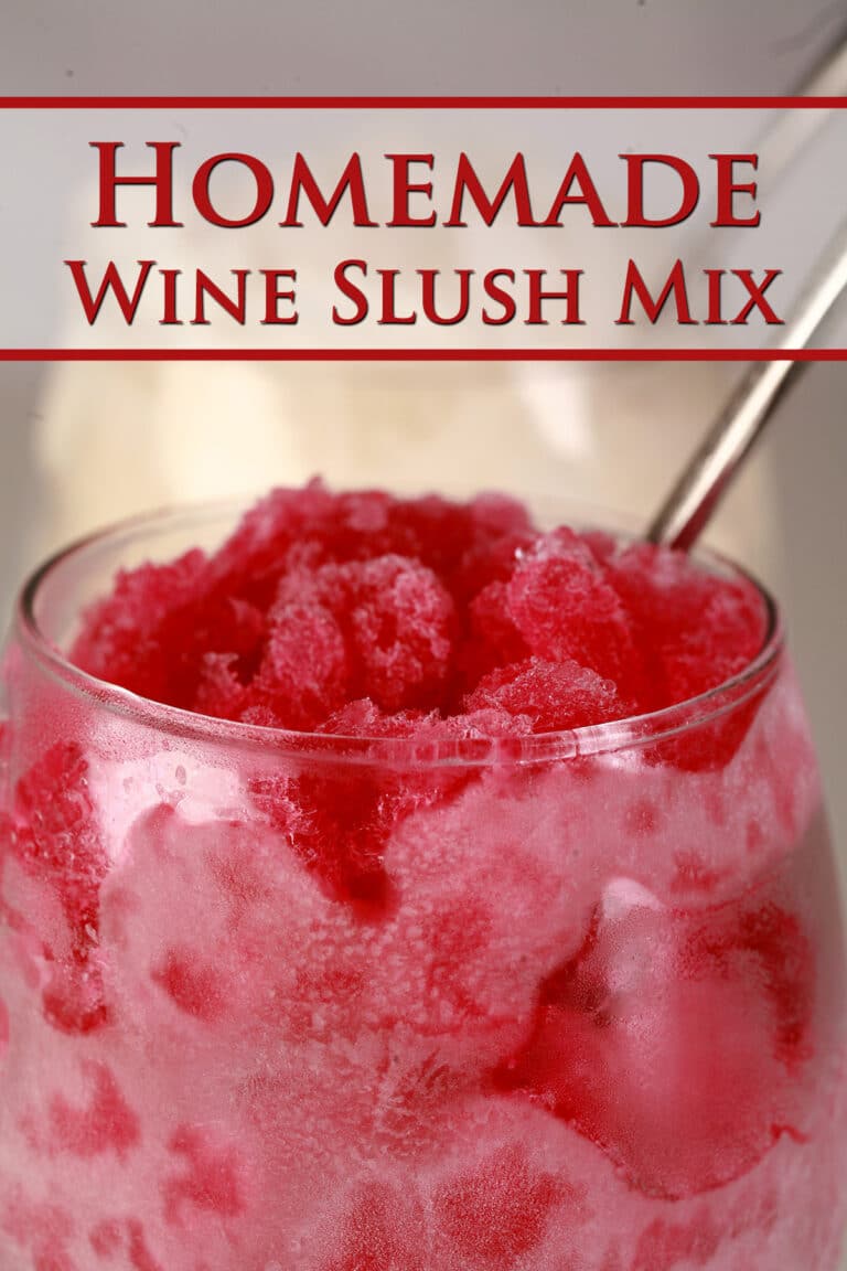 Homemade Wine Slush Mix Celebration Generation