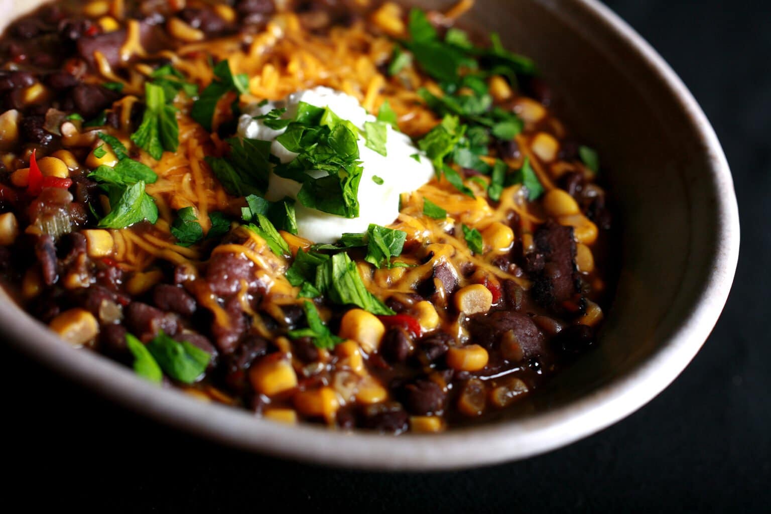 Hearty Corn and Black Bean Soup - Celebration Generation