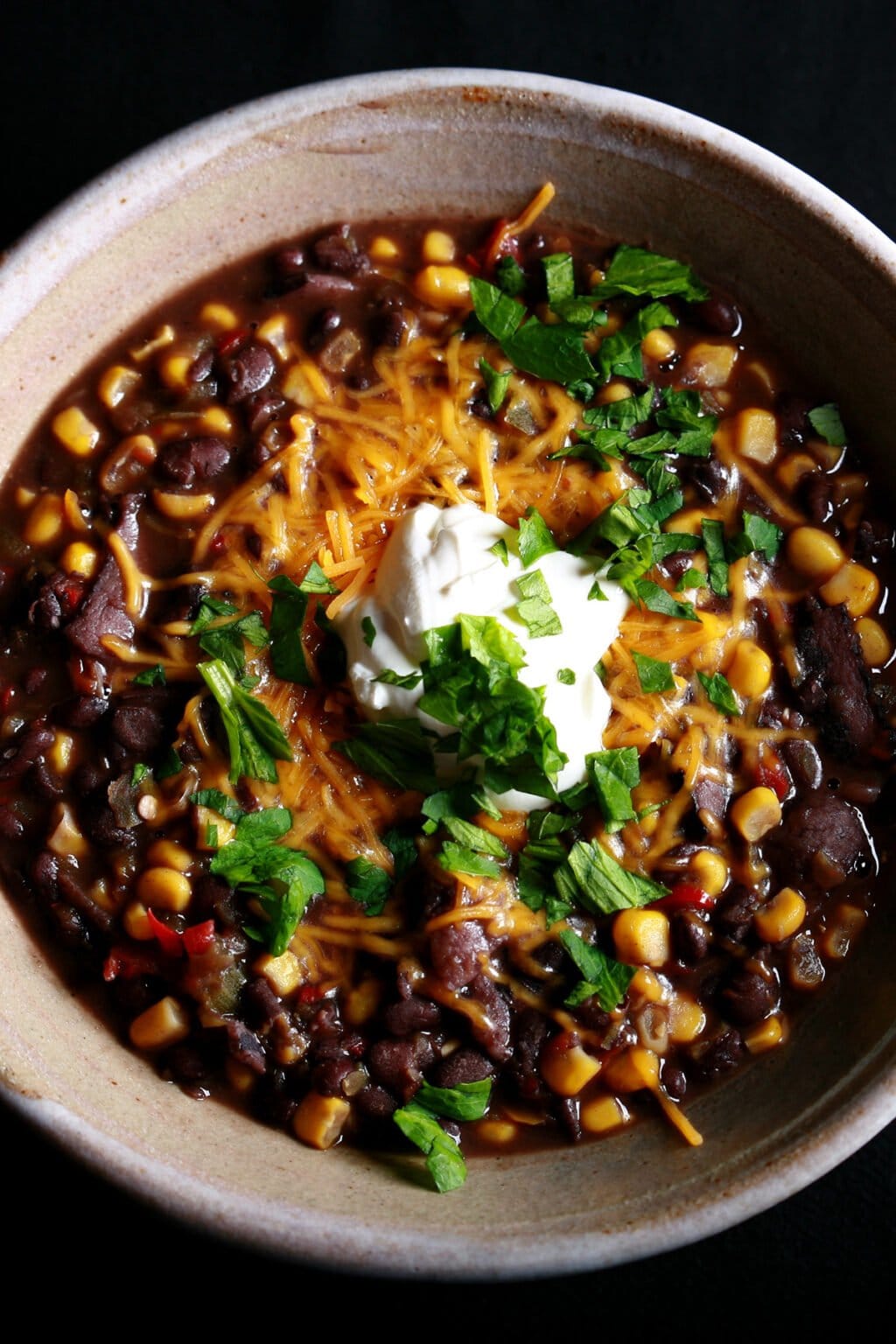 Hearty Corn and Black Bean Soup - Celebration Generation