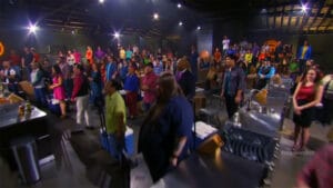 Screen shot of 100 Masterchef Contestants.