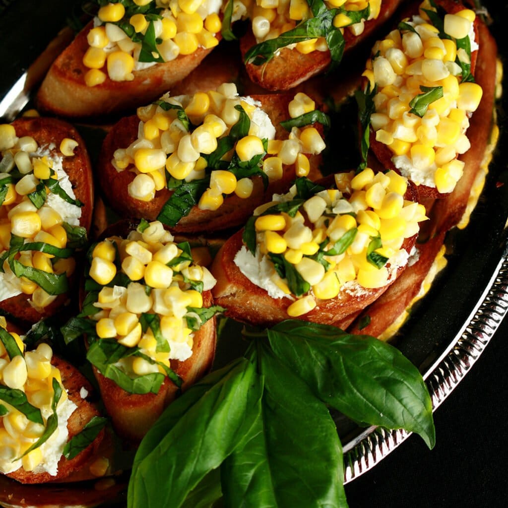 Sweet Corn Bruschetta Recipe Celebration Generation
