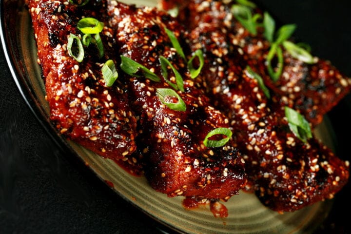 Vegan Ribs Recipe [In an Asian-Inspired BBQ Sauce] - Celebration Generation