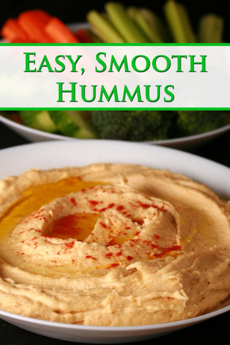 Easy, Smooth Hummus Recipe [Creamy Homemade Hummus] - Celebration ...