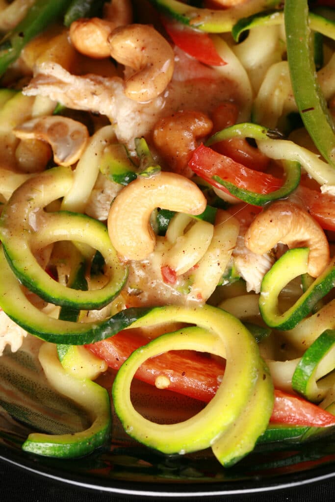 Spicy Tropical Chicken Zoodles Celebration Generation