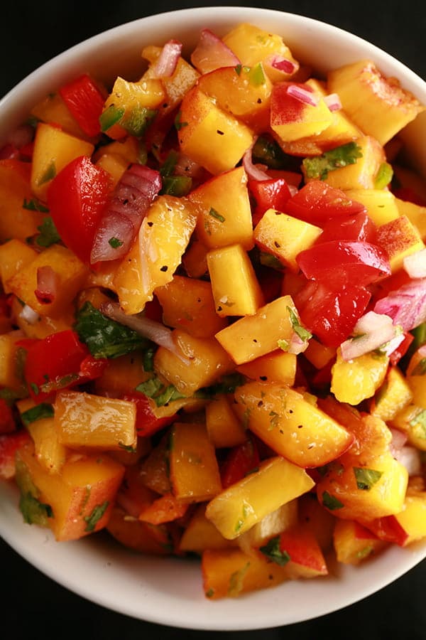 Fresh Peach Salsa Recipe - Celebration Generation