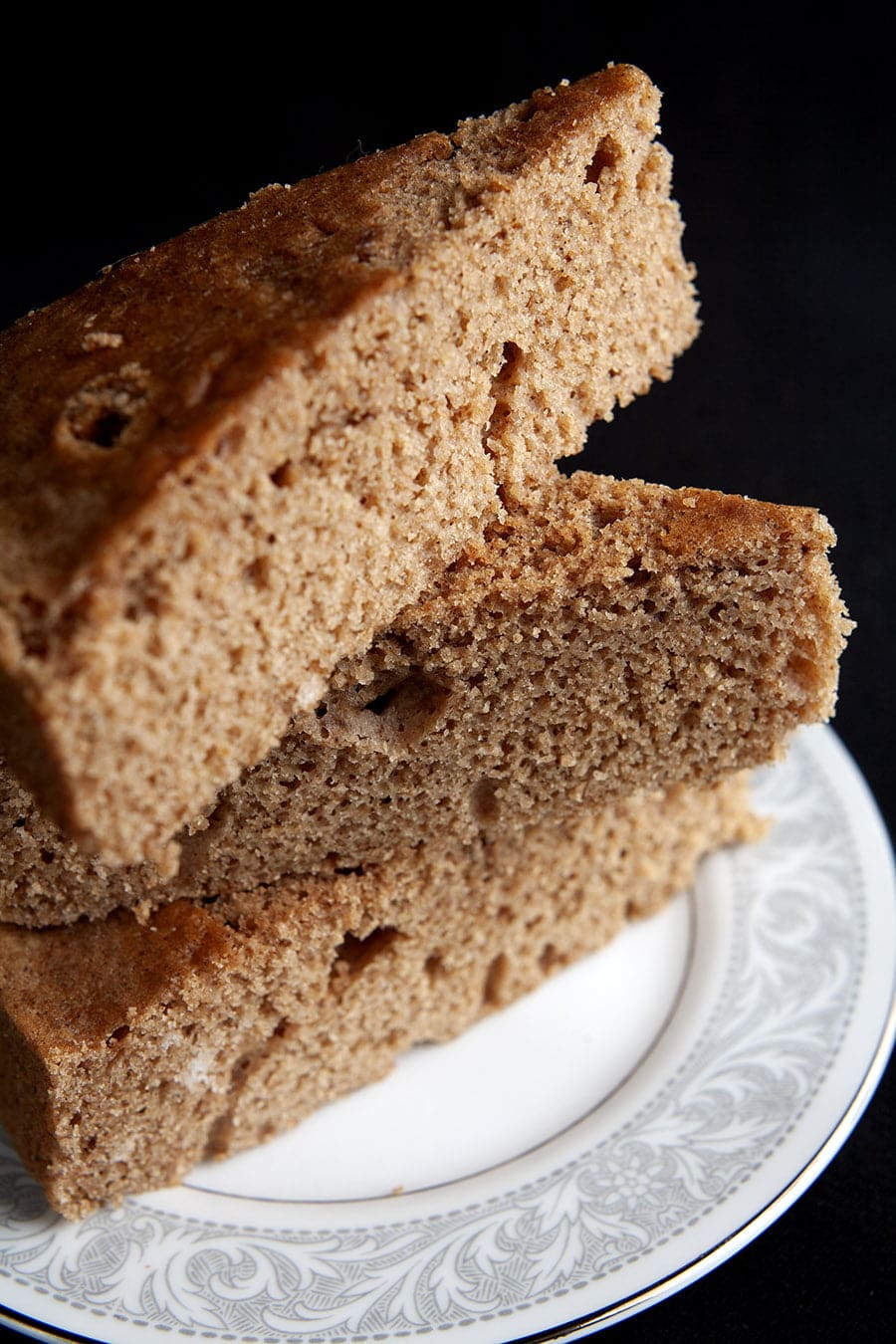 A stack of wedges of spice cake - Chai Cake