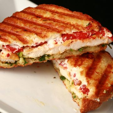 Homemade Pesto Chicken Panini - Celebration Generation