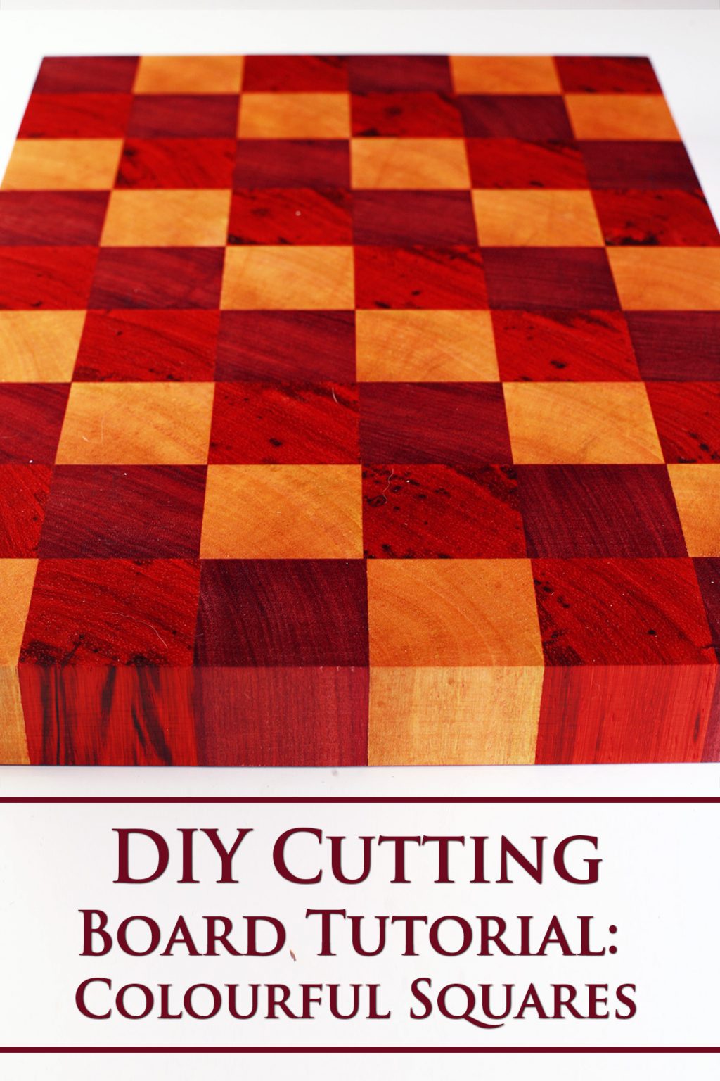 DIY Cutting Board Squares Celebration Generation