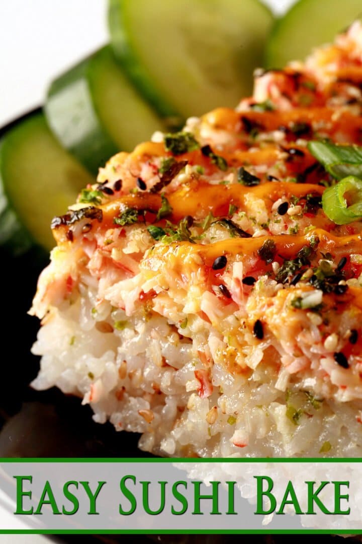 Easy Sushi Bake Recipe [Sushi Casserole] Celebration Generation