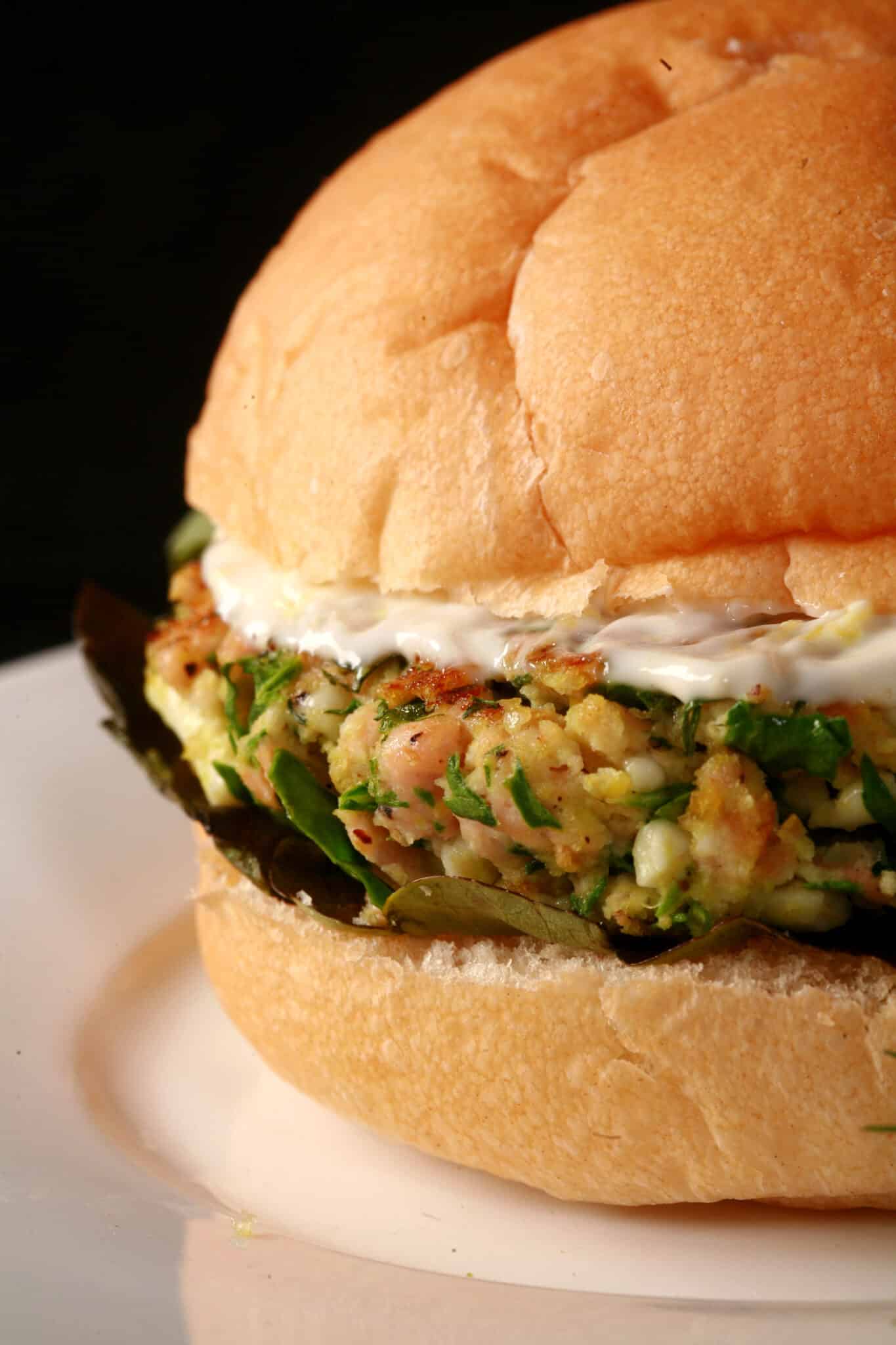 Fresh Salmon Burgers Recipe with Spinach and Feta Celebration Generation