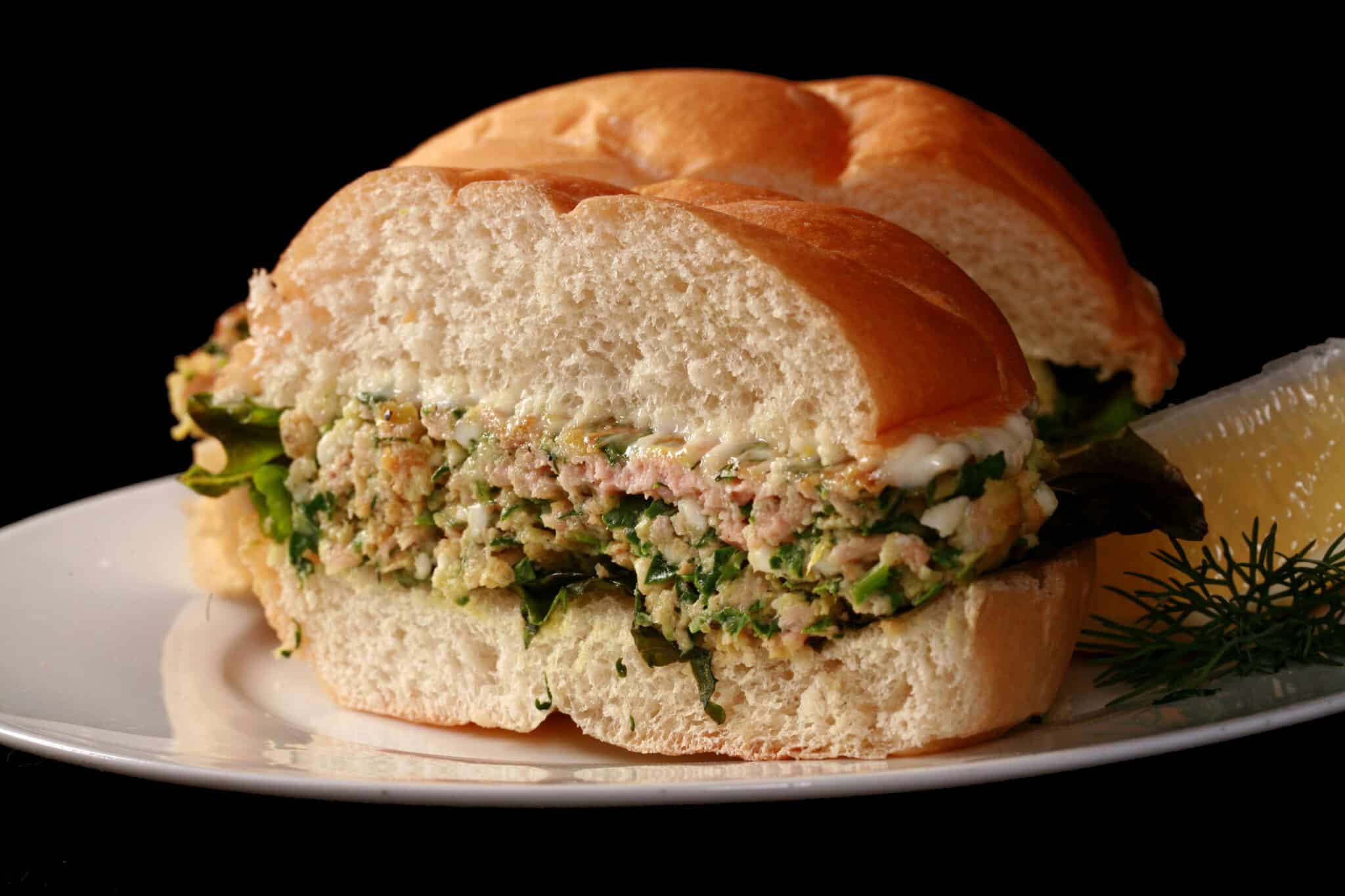 Fresh Salmon Burgers Recipe with Spinach and Feta Celebration Generation