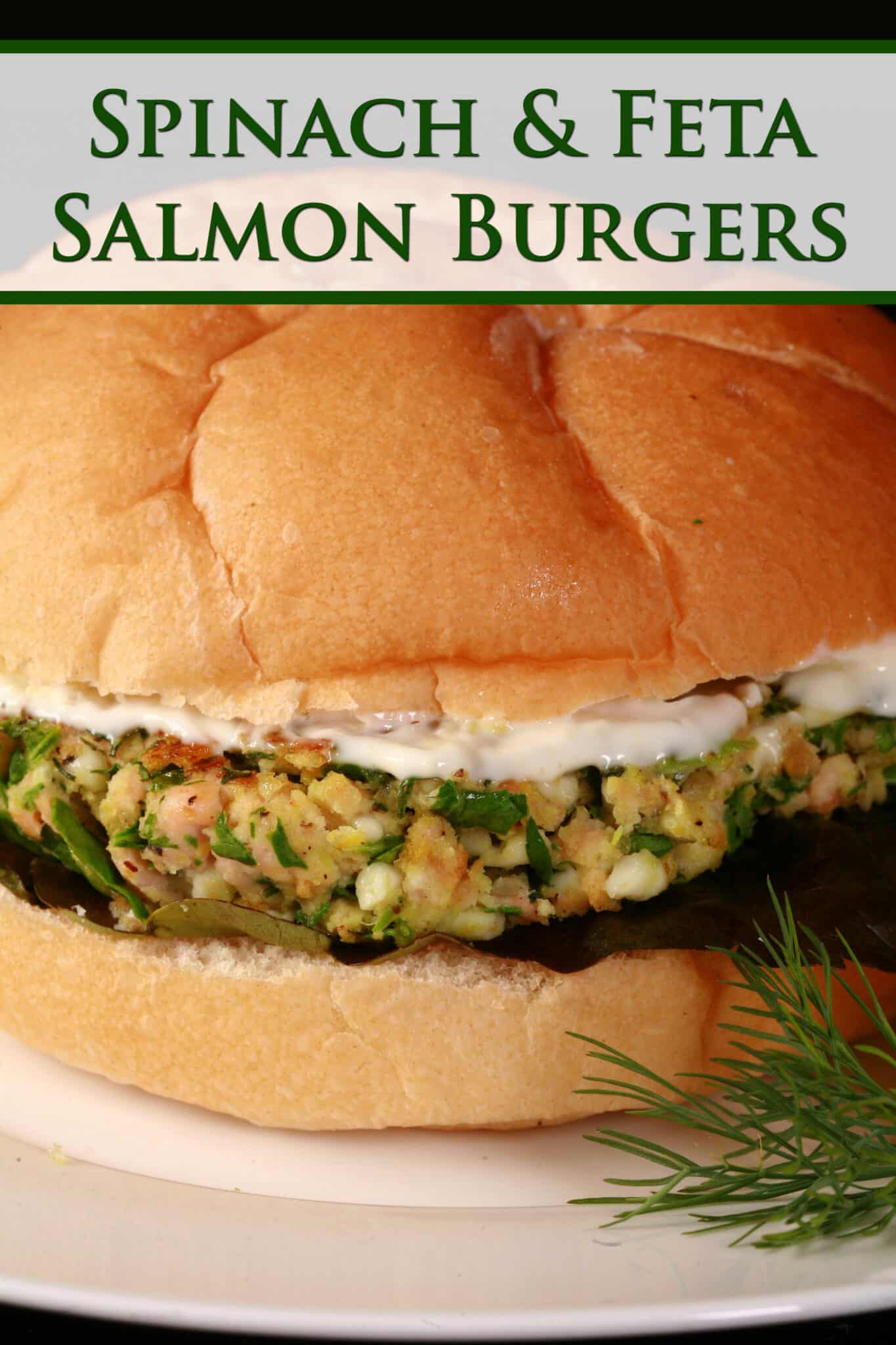 Fresh Salmon Burgers Recipe with Spinach and Feta Celebration Generation