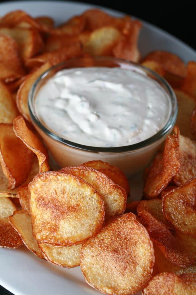 Cactus Cut Potatoes and Dip Recipe [Boston Pizza Copycat] - Celebration ...