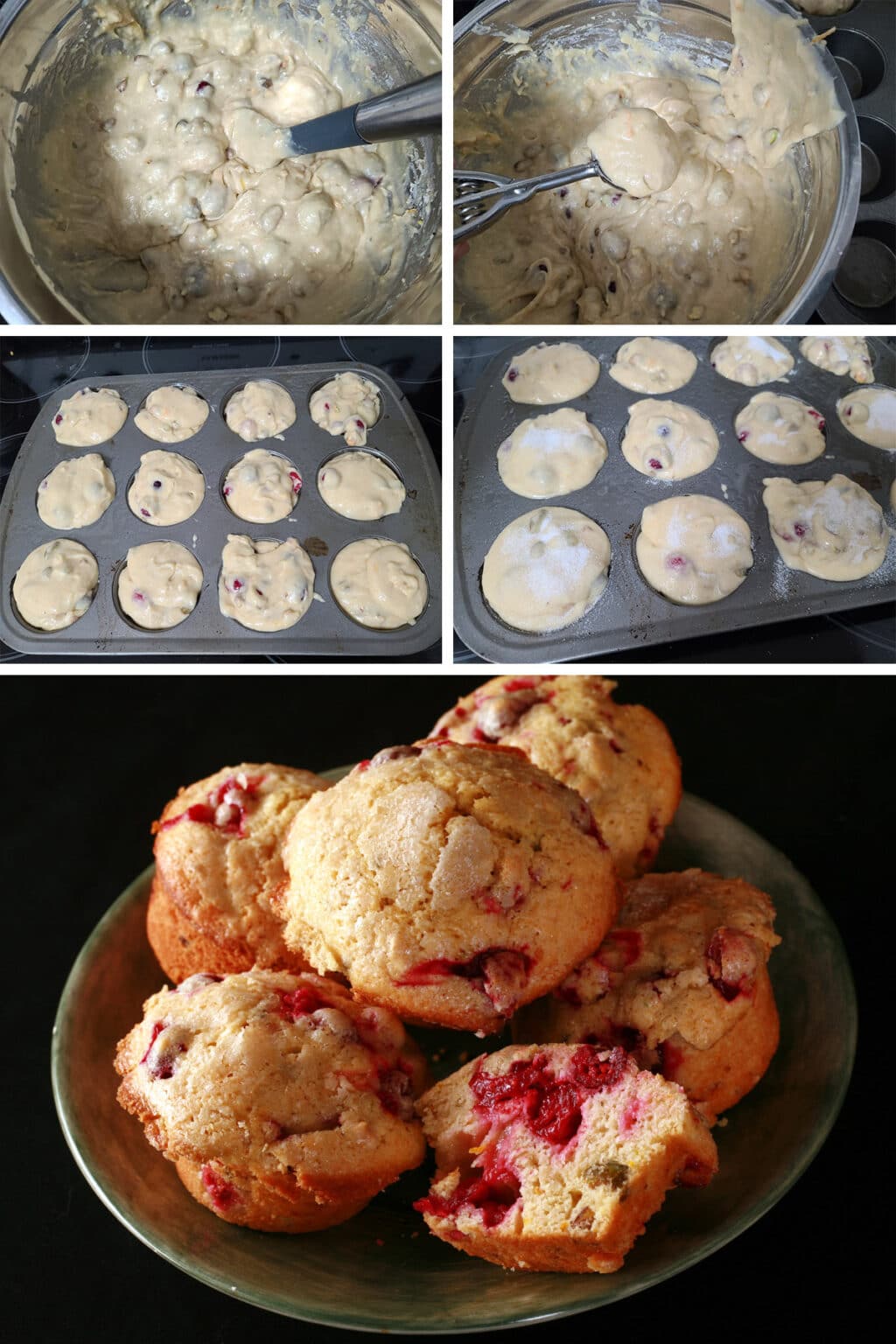 Cranberry Orange Pistachio Muffins - Celebration Generation