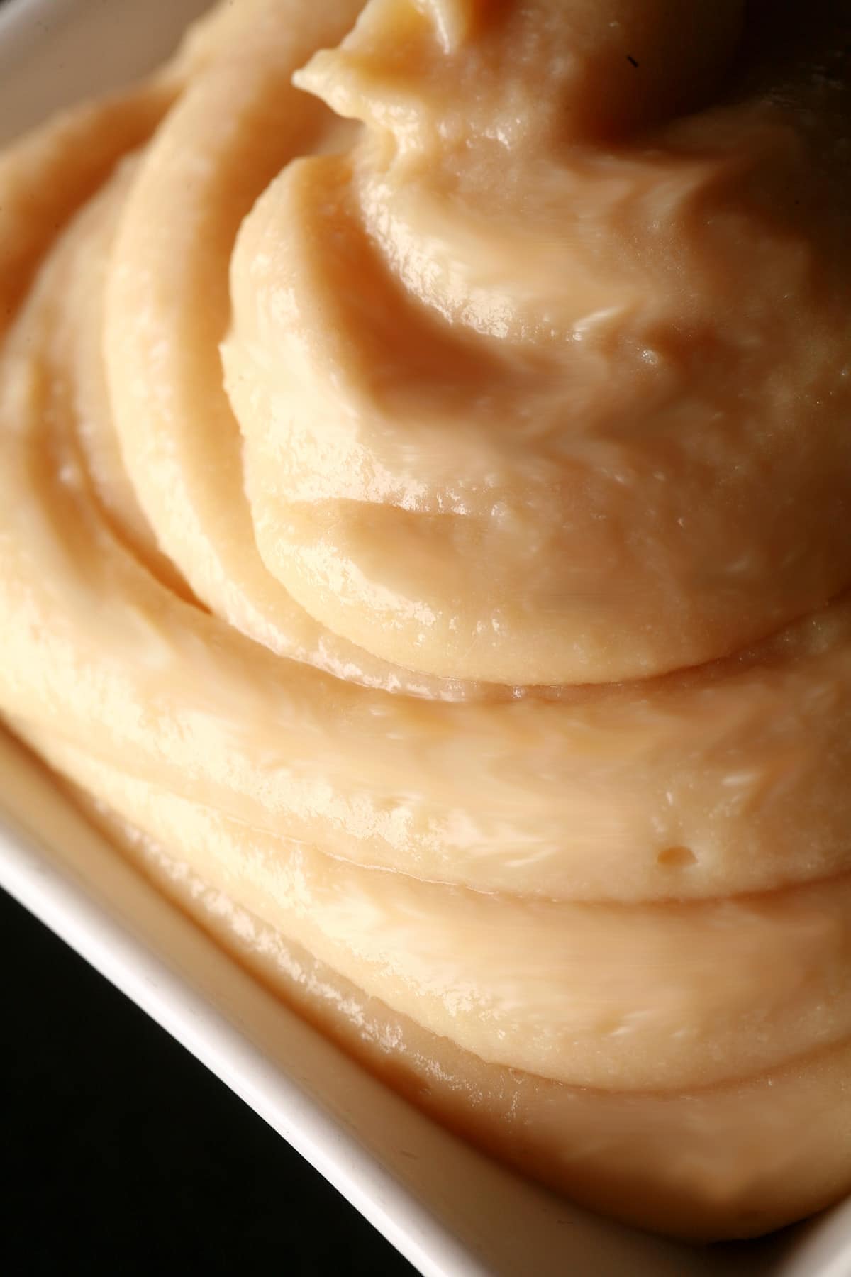 A bowl of homemade Creme Patissiere.