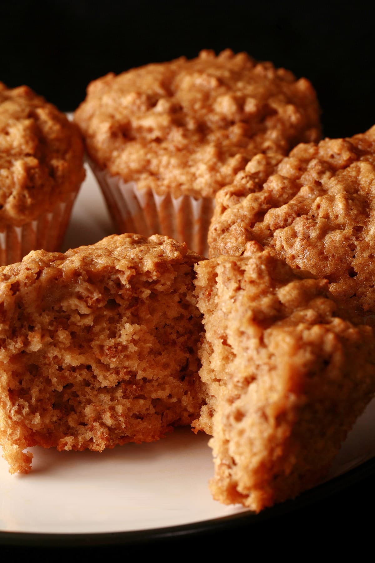 A plate of All-Bran Muffins.
