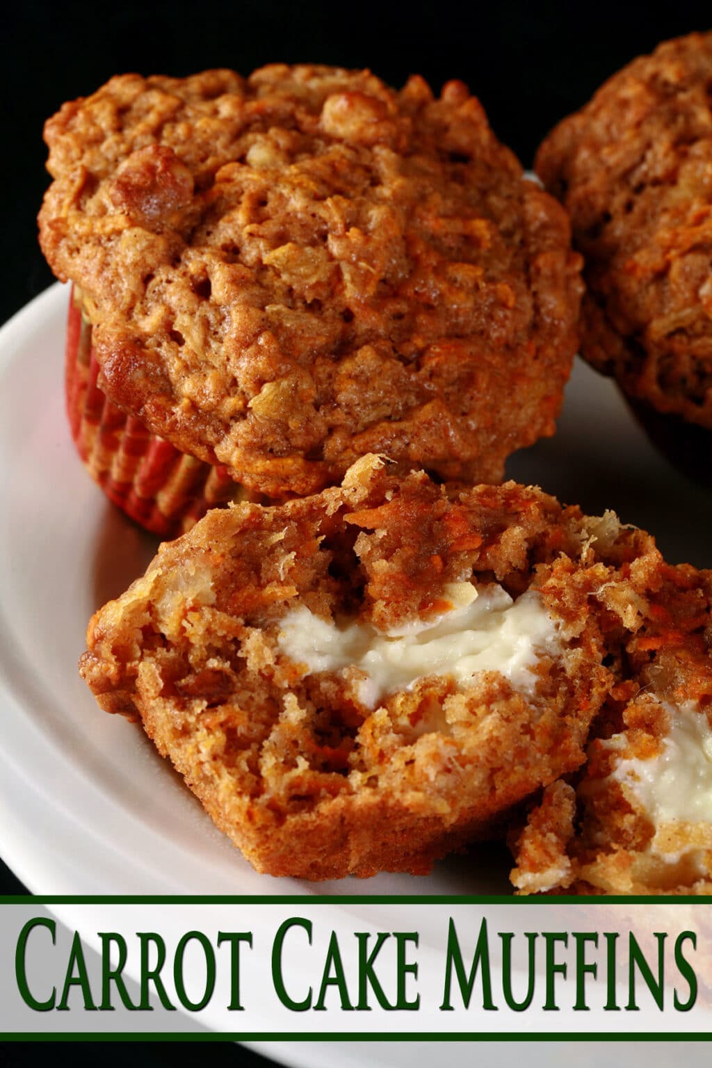 Carrot Cake Muffins [With Cream Cheese Filling] - Celebration Generation