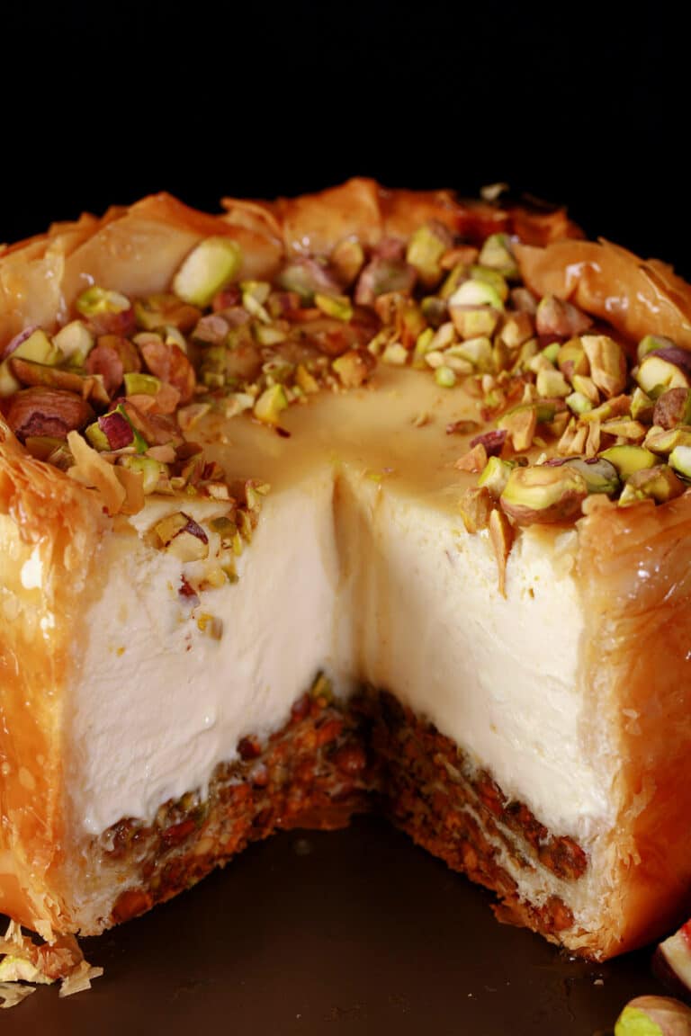 Baklava Cheesecake Recipe - With Variations - Celebration Generation