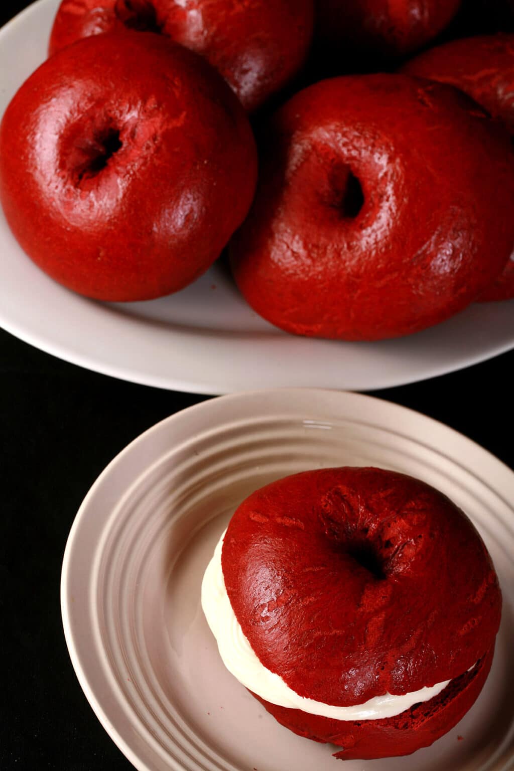 Homemade Red Velvet Bagels Recipe Celebration Generation