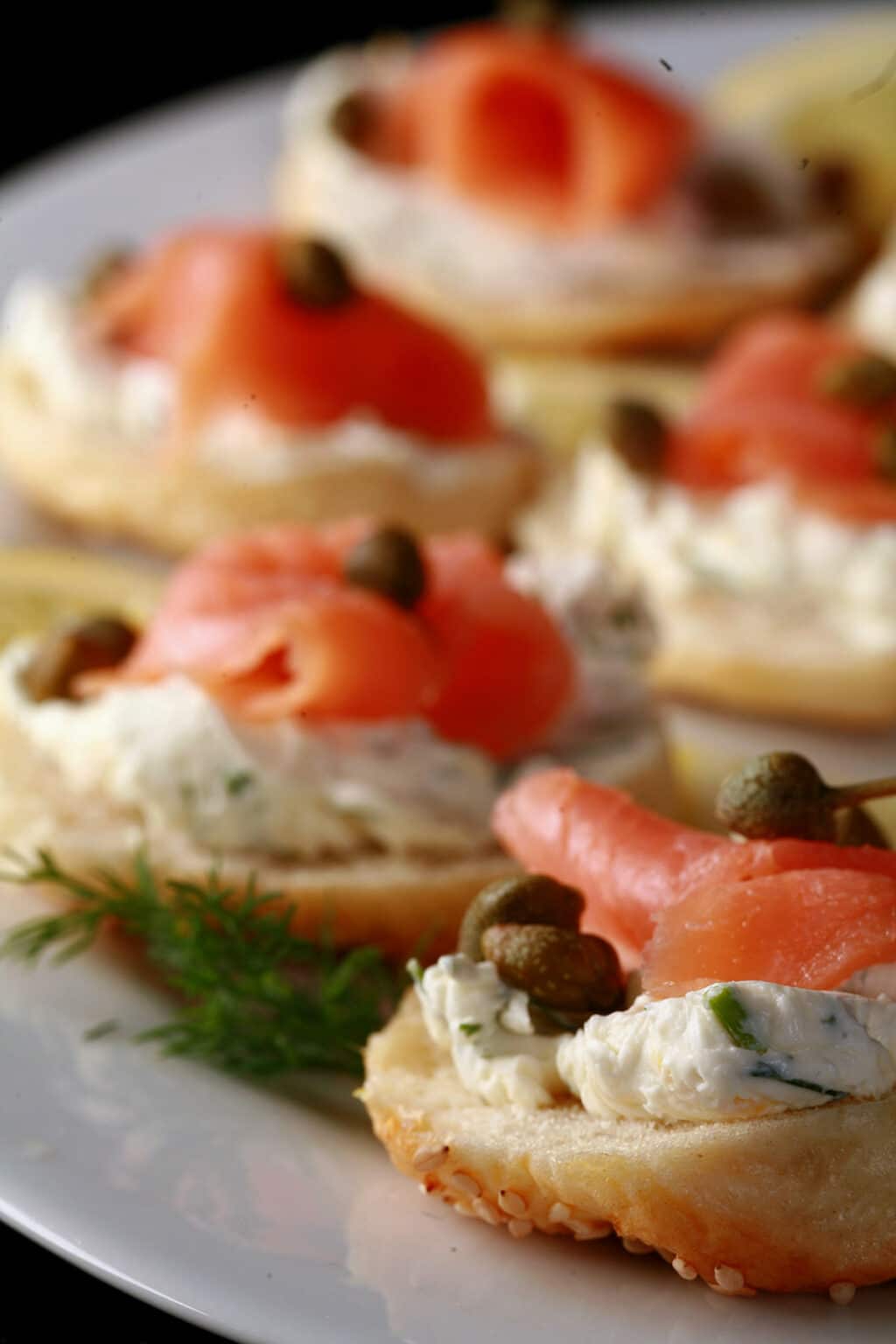 Smoked Salmon Bagel Bites Recipe Celebration Generation