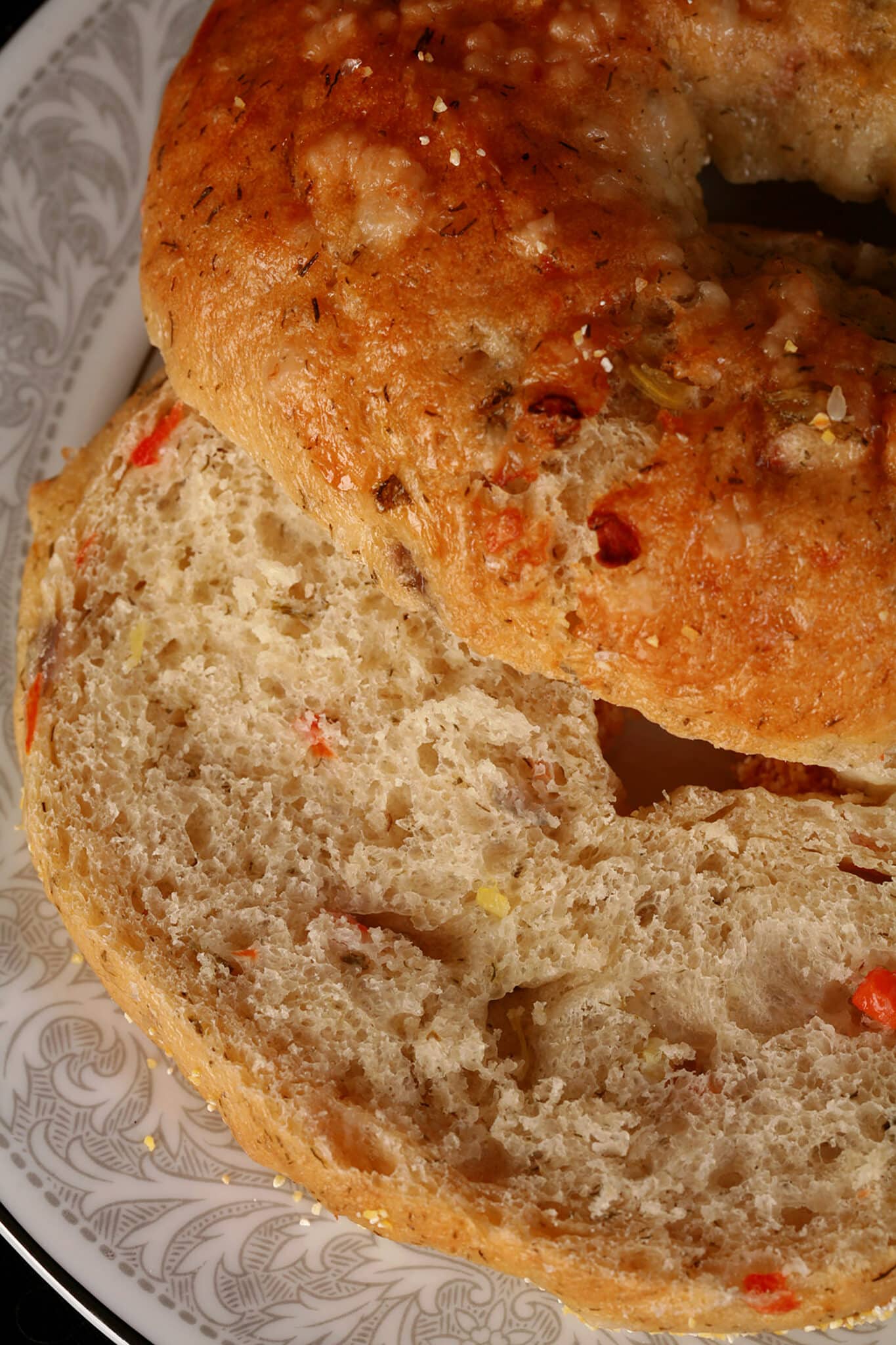 Garden Veggie Bagels Recipe Celebration Generation