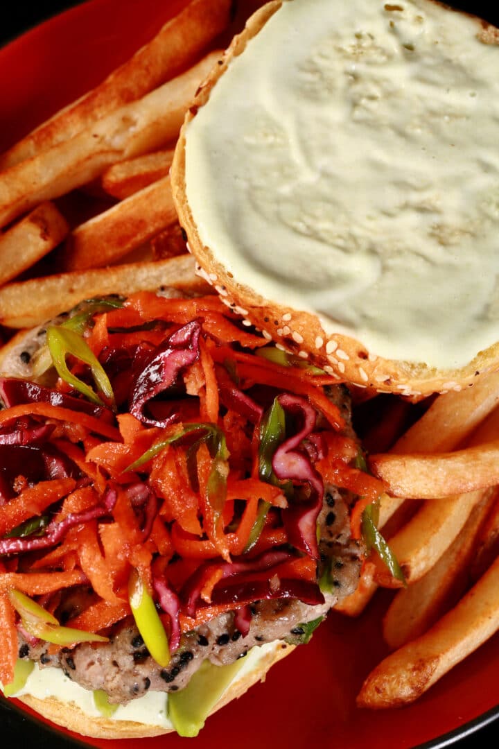 Ahi Tuna Burgers with Wasabi Mayo & Ginger Slaw Celebration Generation