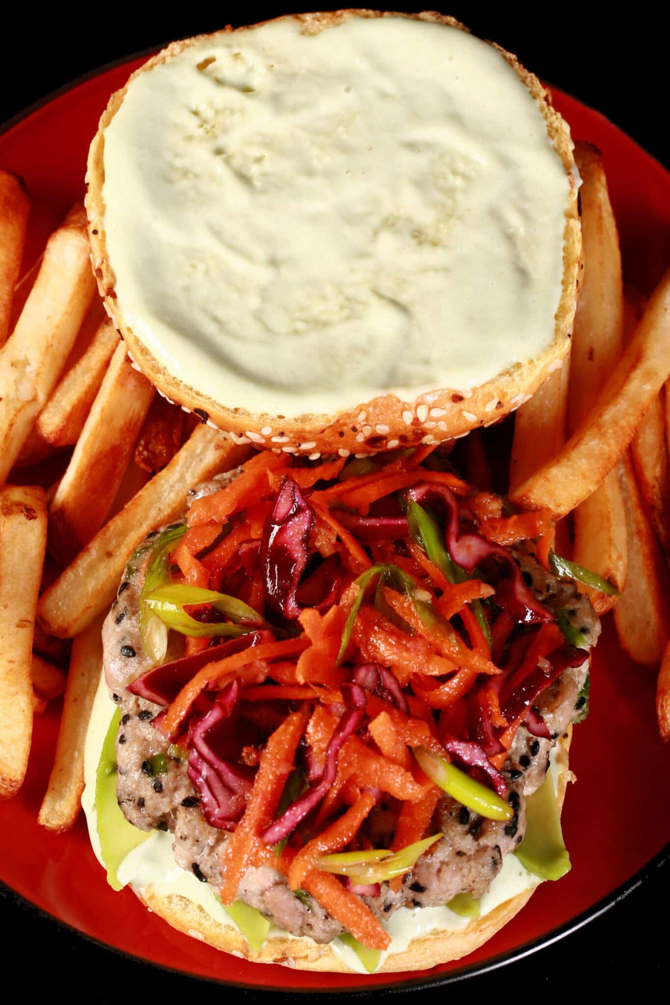 Ahi Tuna Burgers with Wasabi Mayo & Ginger Slaw Celebration Generation